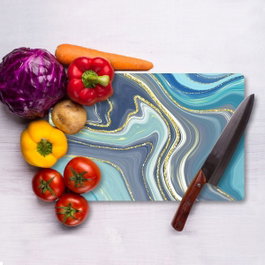 Hermia Tabla de Cortar de Vidrio Templado Multicolor 30 x 40 cm